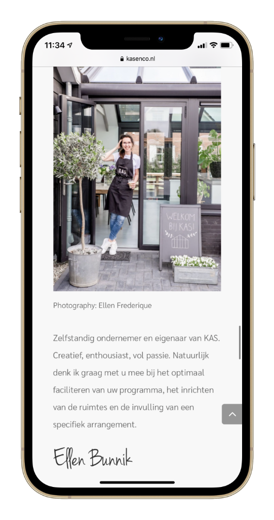 Paula Terpstra Webdesign Testimonial KAS Vergaderlocatie Leusden Mobile 3
