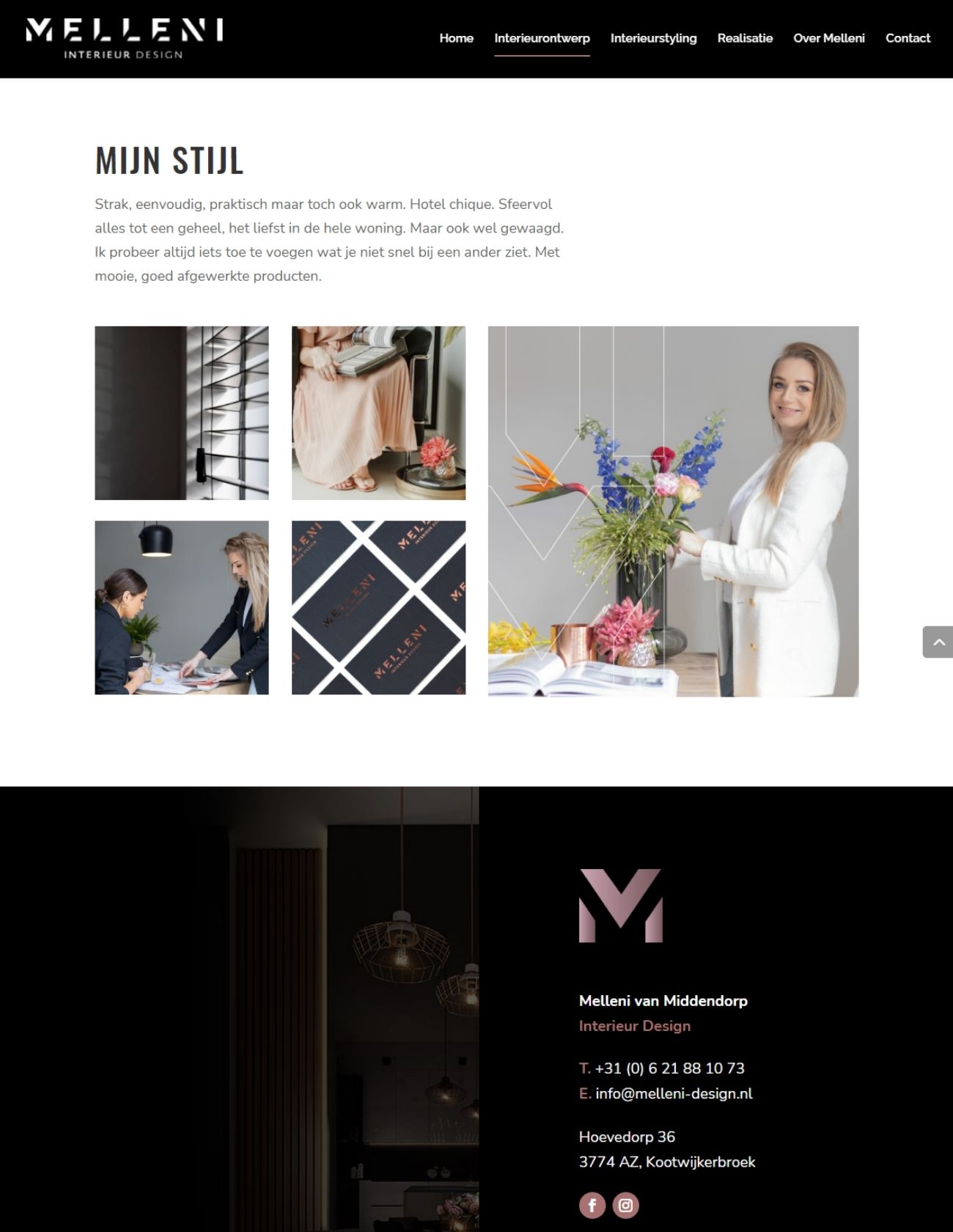 Impressie Melleni Design Paula Terpstra Webdesign Interieurontwerp