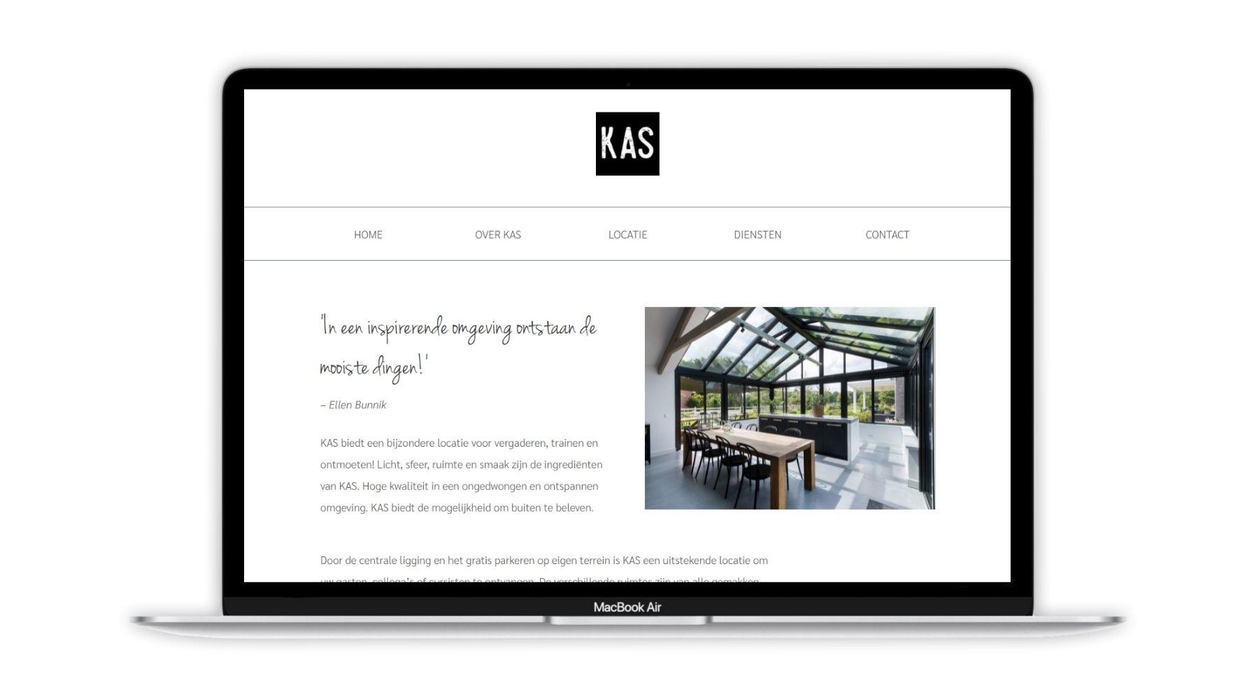 Portfolio project KAS Ontmoetingslocatie Paula Terpstra Webdesign 1800x1000