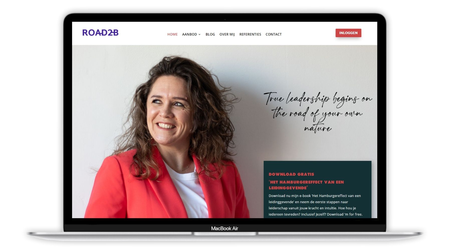 Portfolio project Road2B Paula Terpstra Webdesign groot