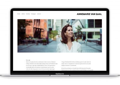 Website Annemarie van Gaal