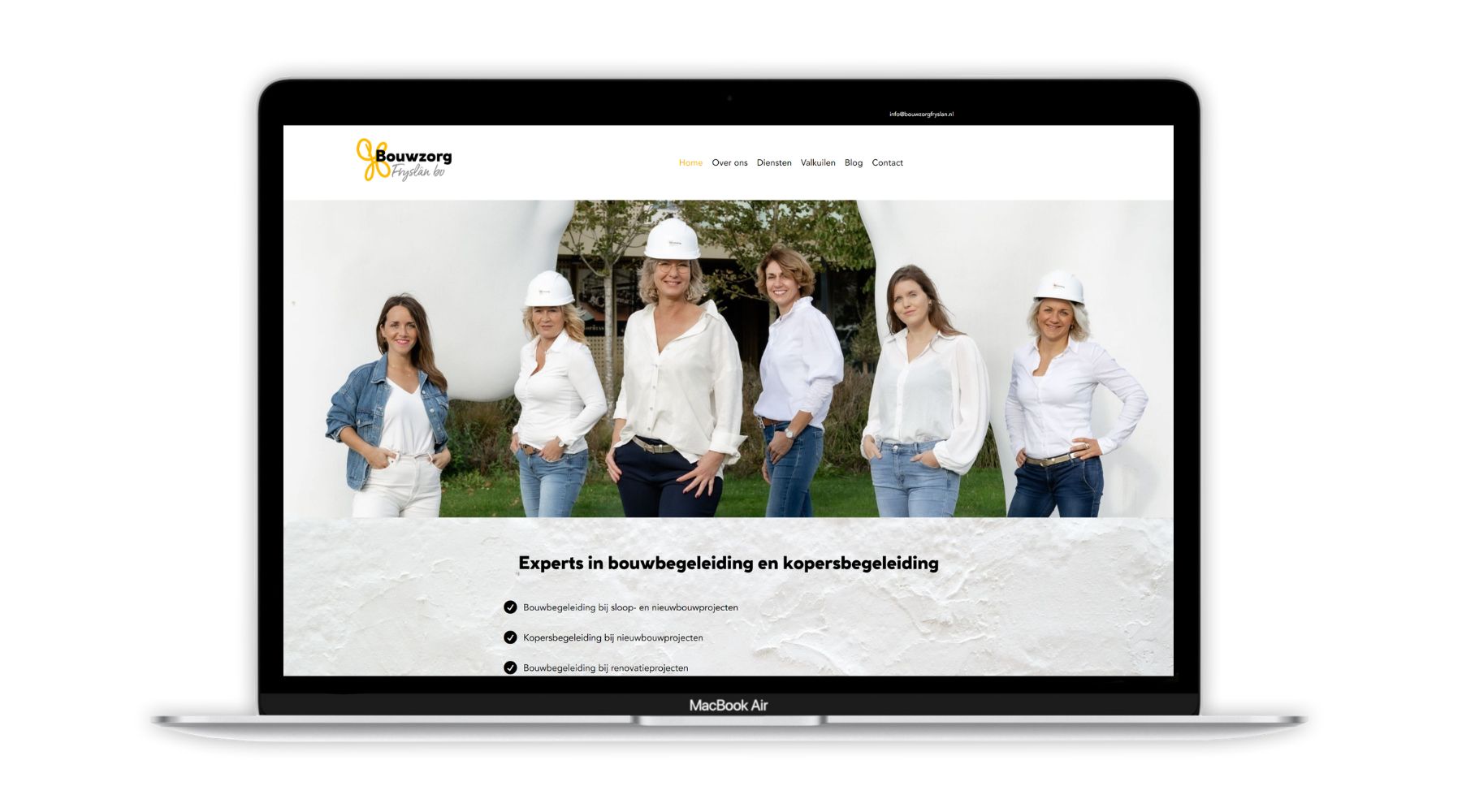Website Bouwzorg Fryslân Paula Terpstra Webdesign 1800x1000 project