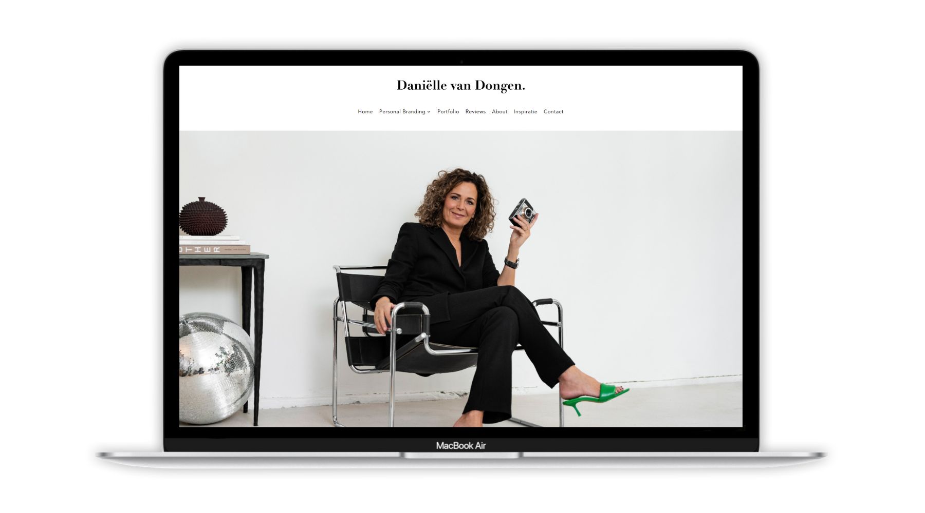 Website Daniëlle van Dongen 2.0 Paula Terpstra Webdesign 1800x1000 project