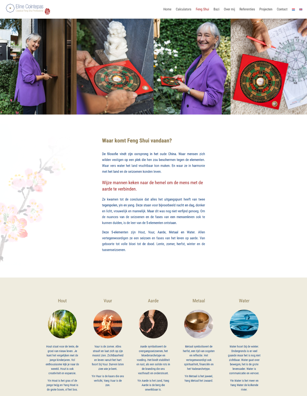 Feng Shui Eline Cointepas mijn stijl Project Paula Terpstra Webdesign